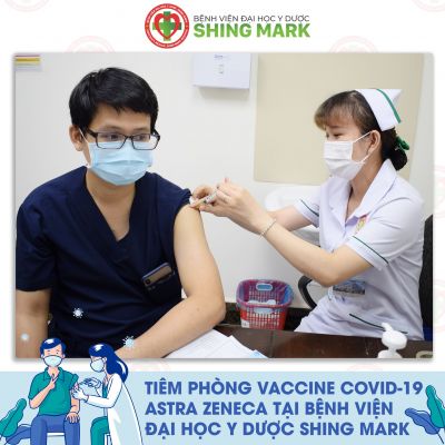 Bệnh Viện ĐHYD Shing Mark tiến hành tiêm chủng Vaccine ngừa Covid-19 