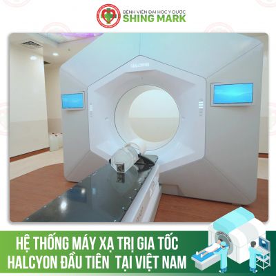 HỆ THỐNG MÁY XẠ TRỊ XẠ TRỊ GIA TỐC HALCYON ĐẦU TIÊN TẠI VIỆT NAM.