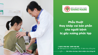 PHẪU THUẬT THAY KHỚP VAI BÁN PHẦN CHO NGƯỜI BỆNH BỊ TAI NẠN, GÃY XƯƠNG PHỨC TẠP