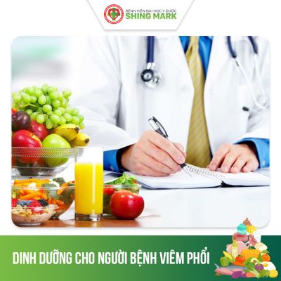 DINH DƯỠNG CHO NGƯỜI BỆNH VIÊM PHỔI